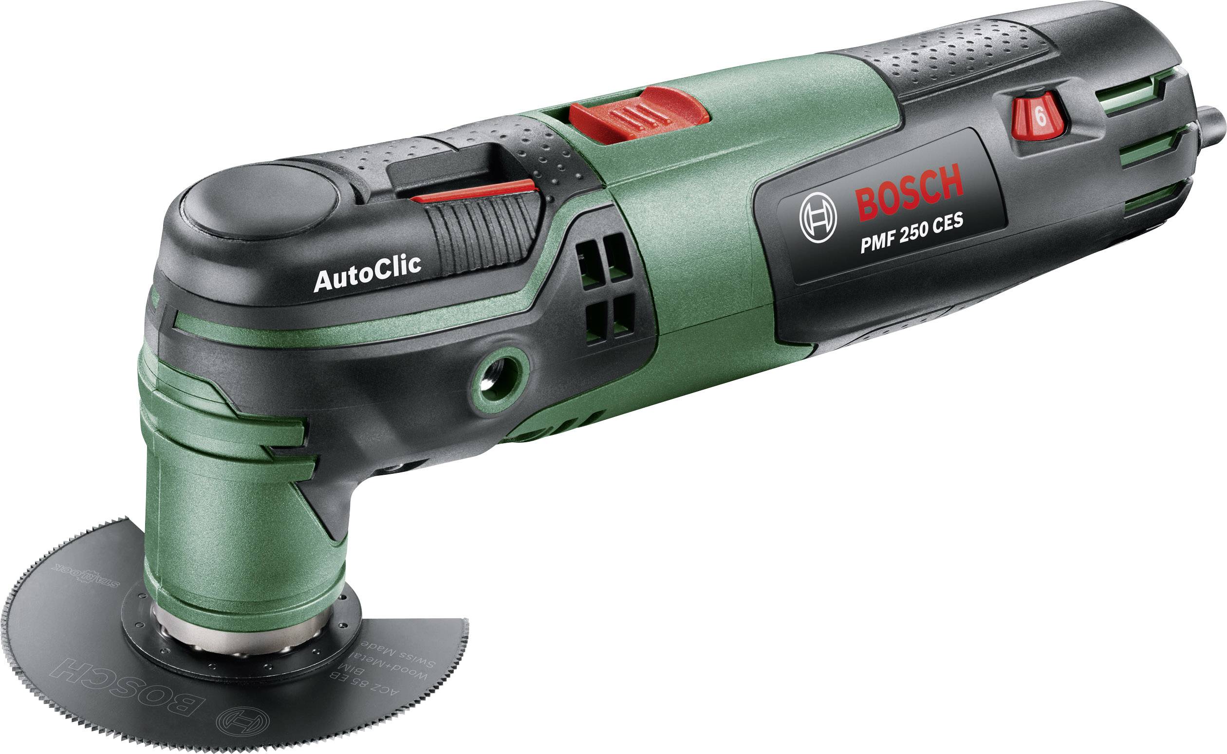 Bosch Home and Garden PMF 250 CES 0603102100 Multifunction tool incl. accessories, incl. case 12-piece 250 W
