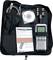 A carry case with digital measuring device, USB cable, batteries, CD with software and user manual. Ideal for technical measurements.