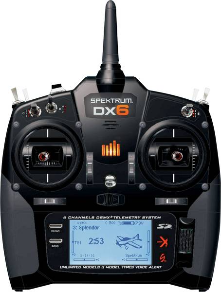 Spektrum DX6 Handheld RC 2,4 GHz No. of channels: 6 | Conrad.com