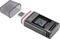 USB temperature logger with removed protective cover, displaying temperature '052' on screen. Suitable for data logging and analysis.