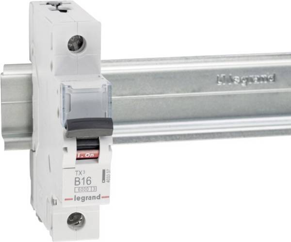 Legrand 403358 TX3 Leitungsschutzschalter B-Charakteristik, 20A, 1-polig, 6kA, 230/400VAC, 1TE Circuit breaker 1-pin 20 A 230 V, 400 V