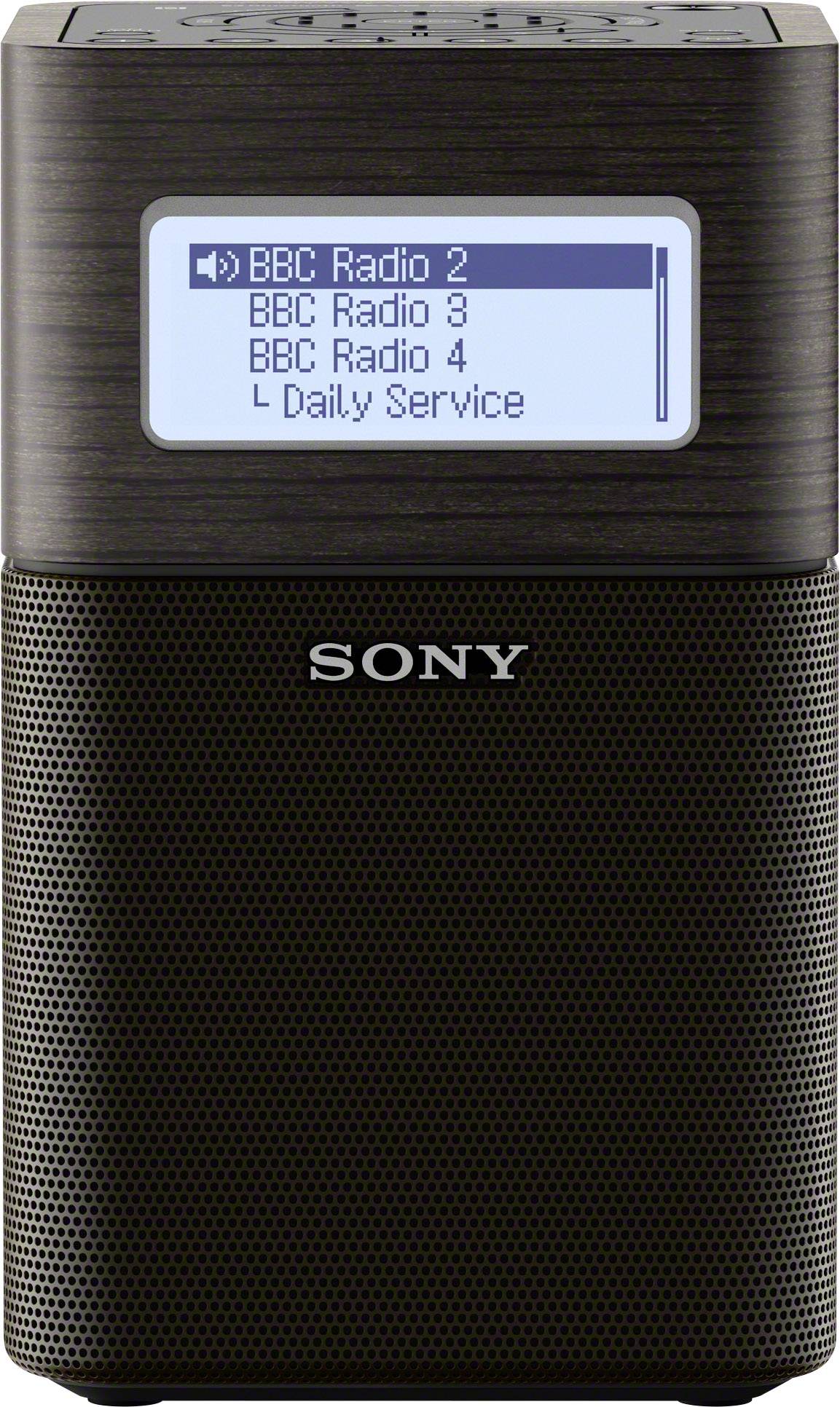 Sony XDR-V1BTDB Desk radio DAB+, FM AUX, Bluetooth, NFC rechargeable Black