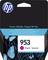 HP Printer Cartridge, Model 953, Colour Magenta. Packaging with blue butterflies and slogan 'Genuine HP Ink'.