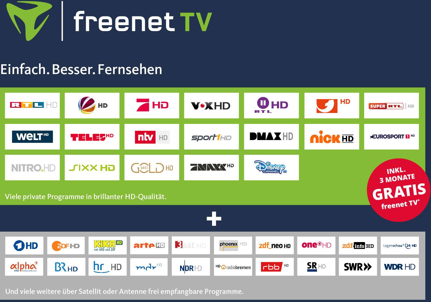 freenet TV CI+ module 3 Mon. DVB-T2-4