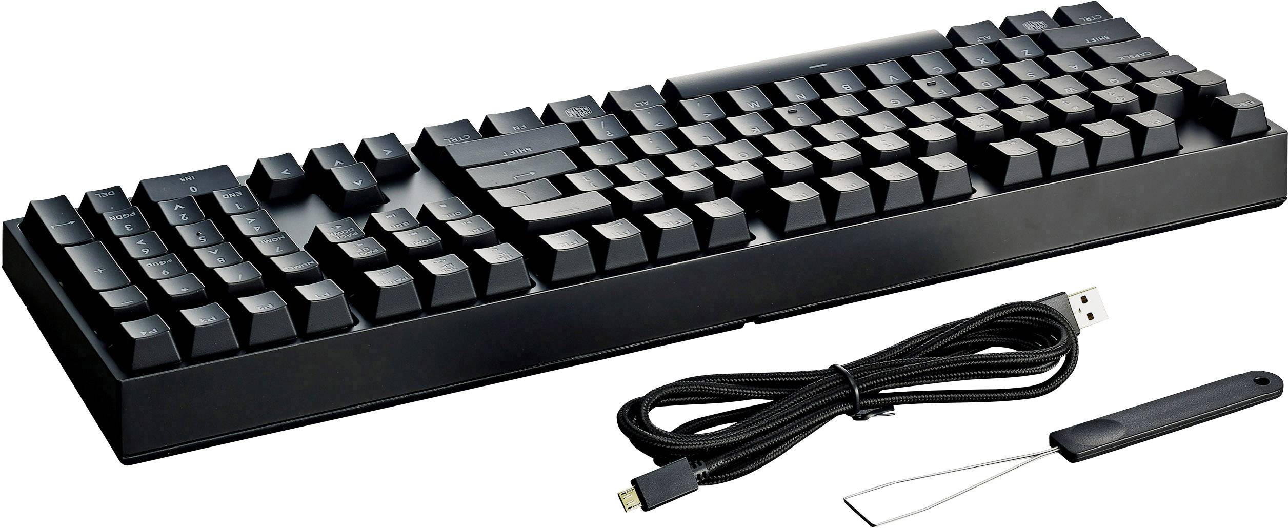 Cooler Master Masterkeys Pro L Rgb Usb Gaming Keyboard Backlit Switch Red Numeric Keypad German Qwertz Windows Bla Conrad Com