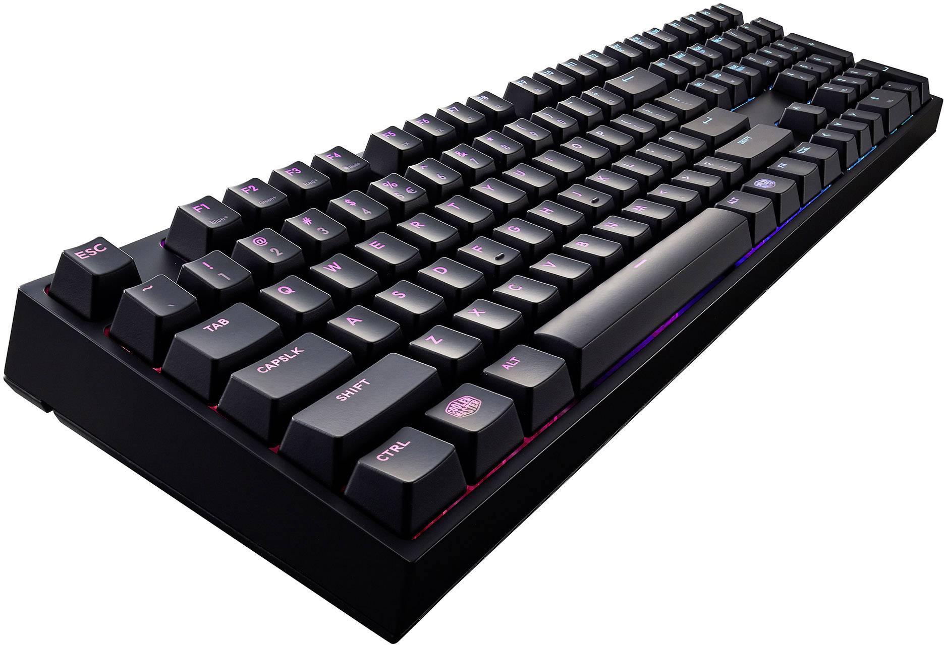 Cooler Master Masterkeys Pro L Rgb Usb Gaming Keyboard Backlit Switch Red Numeric Keypad German Qwertz Windows Bla Conrad Com