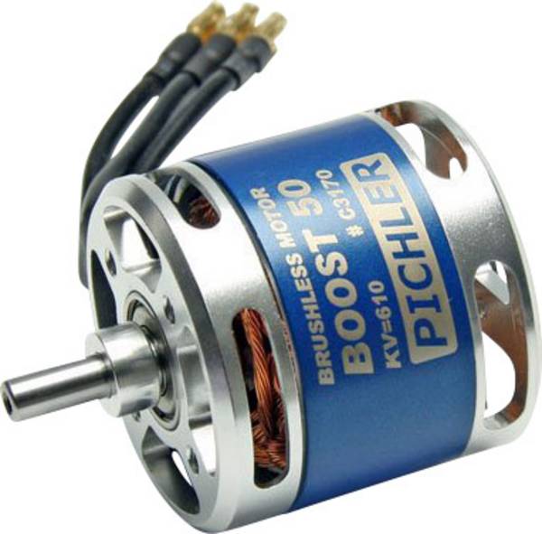 Pichler Modellbau Boost 50 Model aircraft brushless motor kV (RPM per volt): 610
