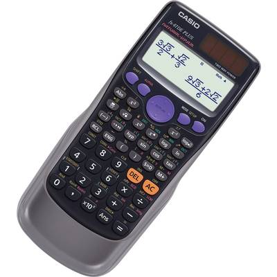 Casio fx-87DE PLUS Calculator Black Display (digits): 12 solar-powered, battery-powered (W x H x D) 80 x 11 x 161 mm-0