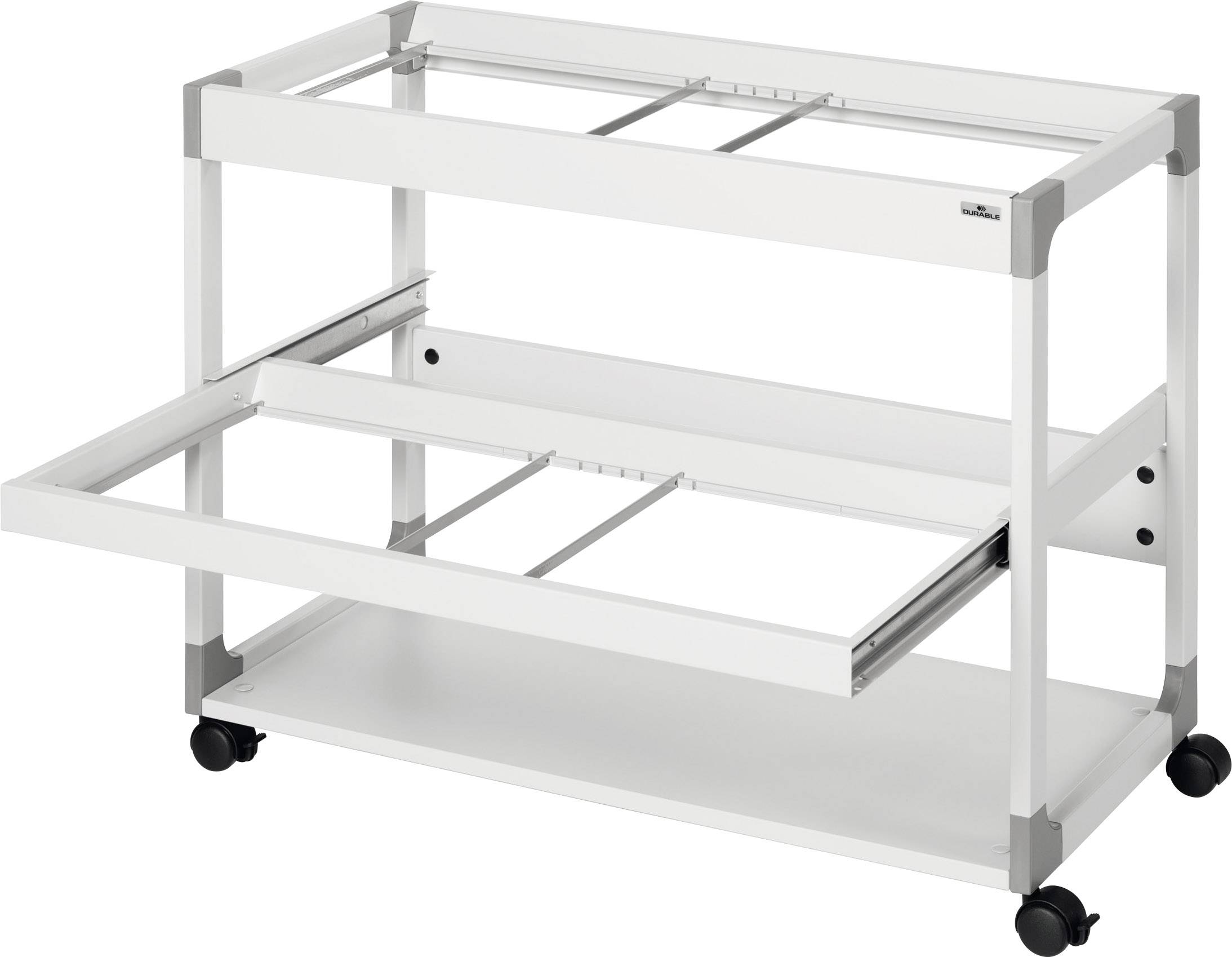 Durable Suspension file trolley 379210 Grey 1 pc(s)