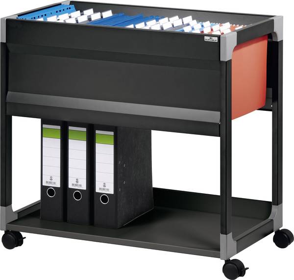 Durable Suspension file trolley 378401 Black 1 pc(s)