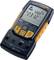 Digital Multimeter 'Testo 760-1' with LCD display, showing 50.00 V AC voltage at 23.12 Hz. Orange side grips.