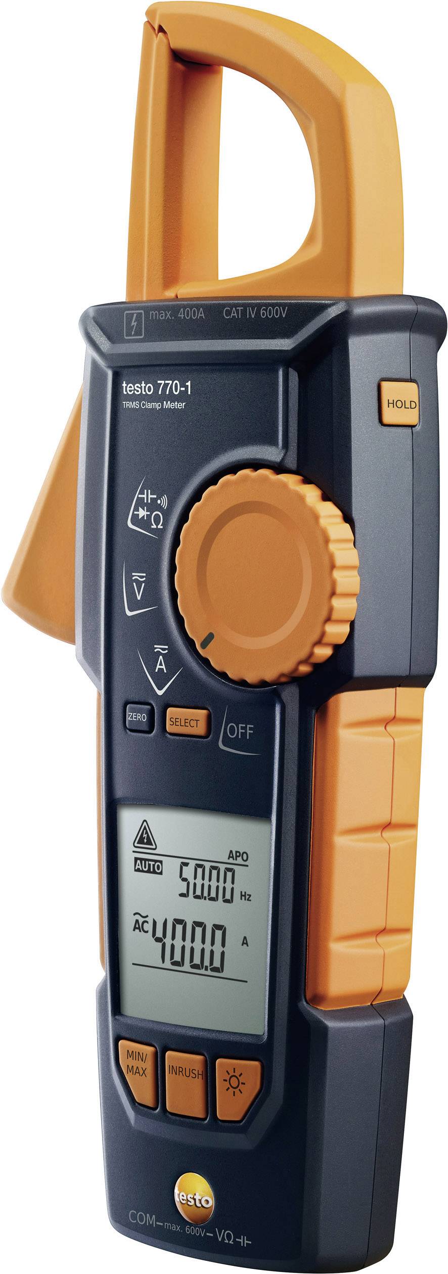 testo 770-1 Clamp meter, Handheld multimeter Digital CAT III 1000 V, CAT IV 600 V Display (counts): 4000