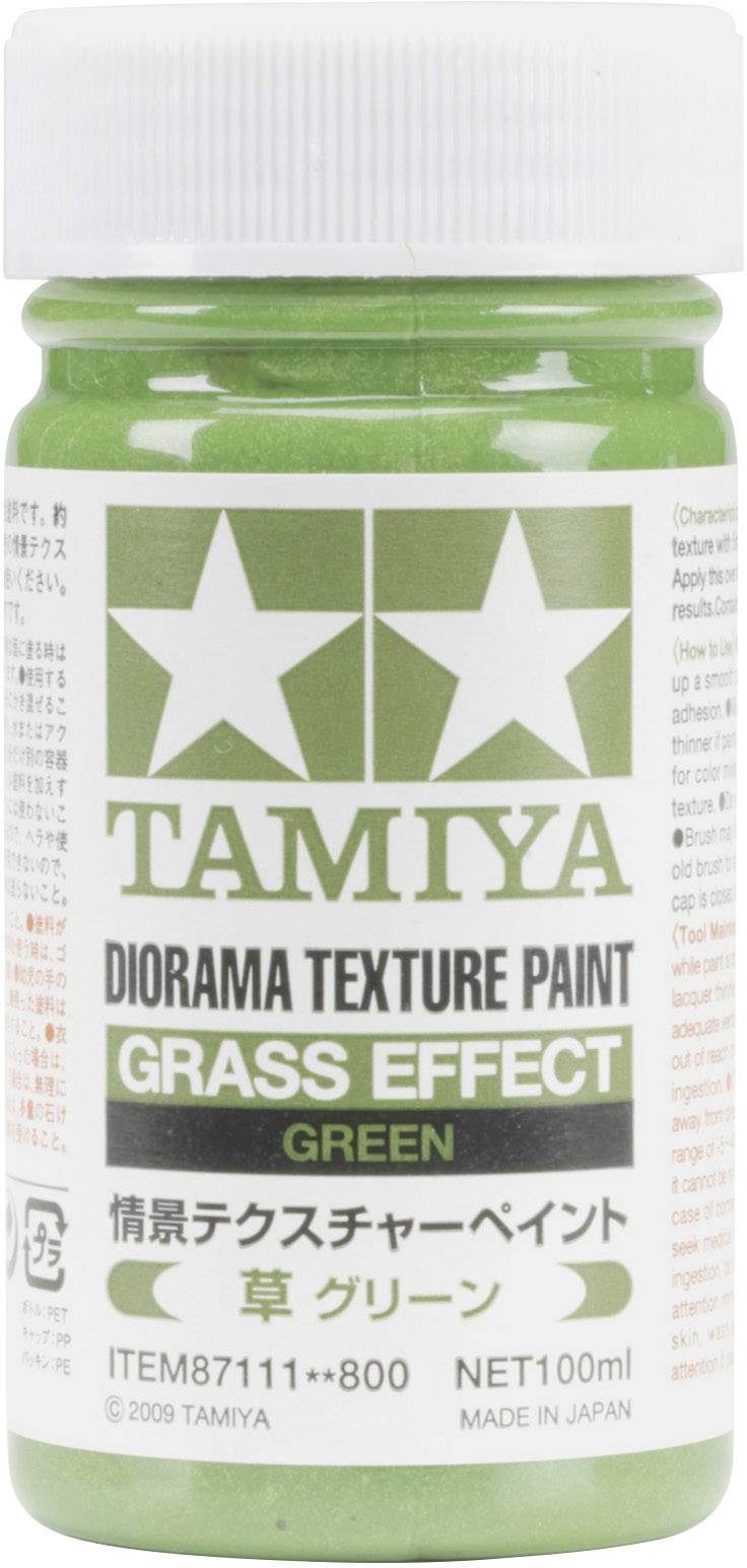Tamiya 87111 Model train textured paint Grass 100 ml