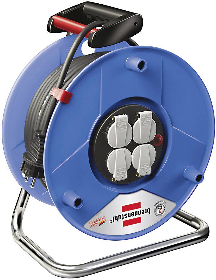 Brennenstuhl 1215056 Cable reel 25.00 m Black PG plug