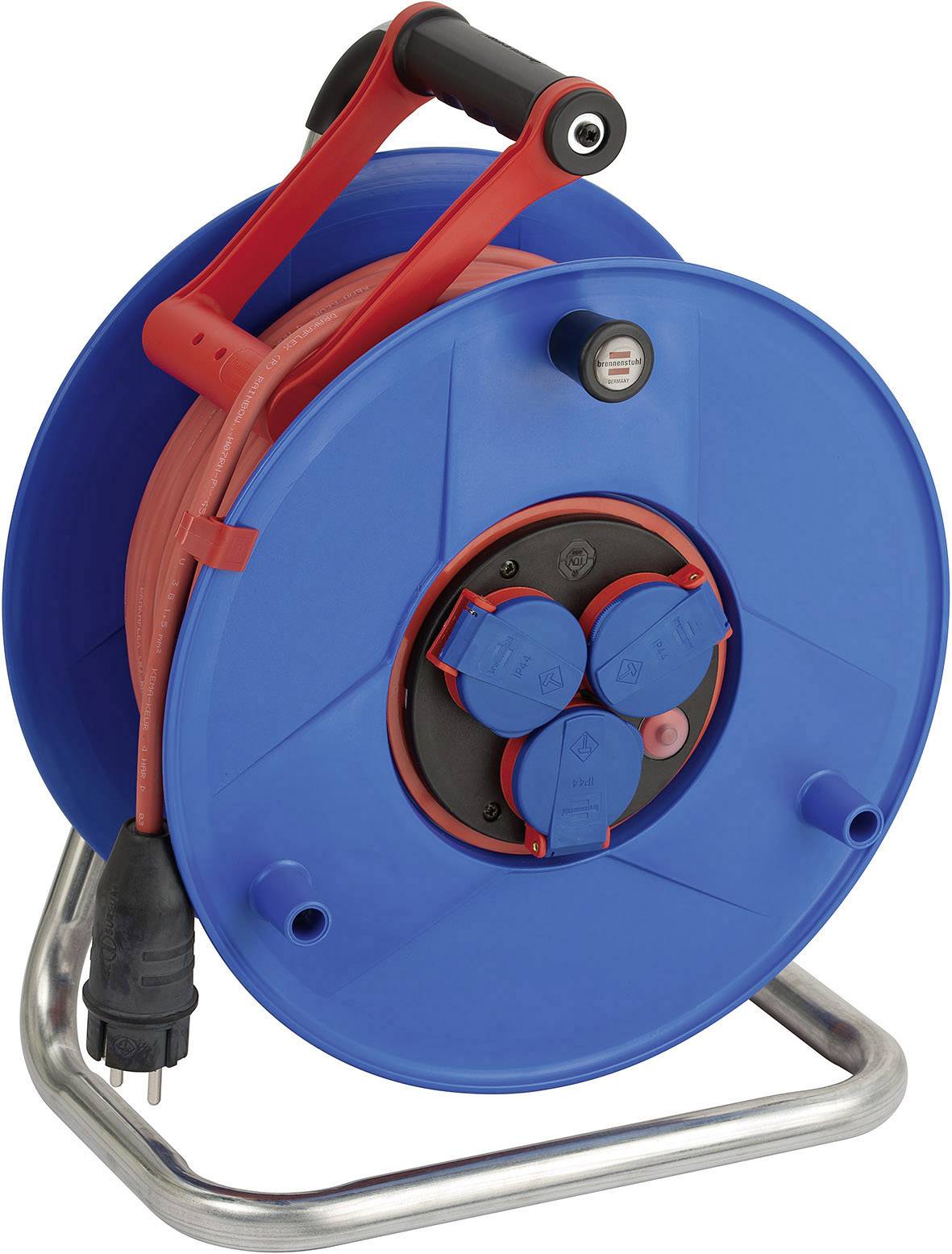 Brennenstuhl 1238930 Cable reel 50.00 m Red PG plug