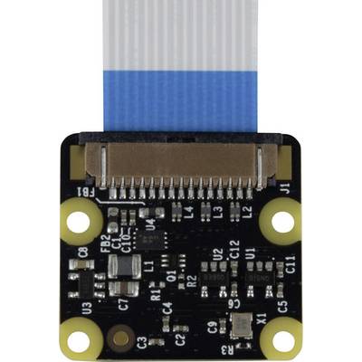 Small electronic component with circuit board and cable connection, most likely part of a camera or sensor.