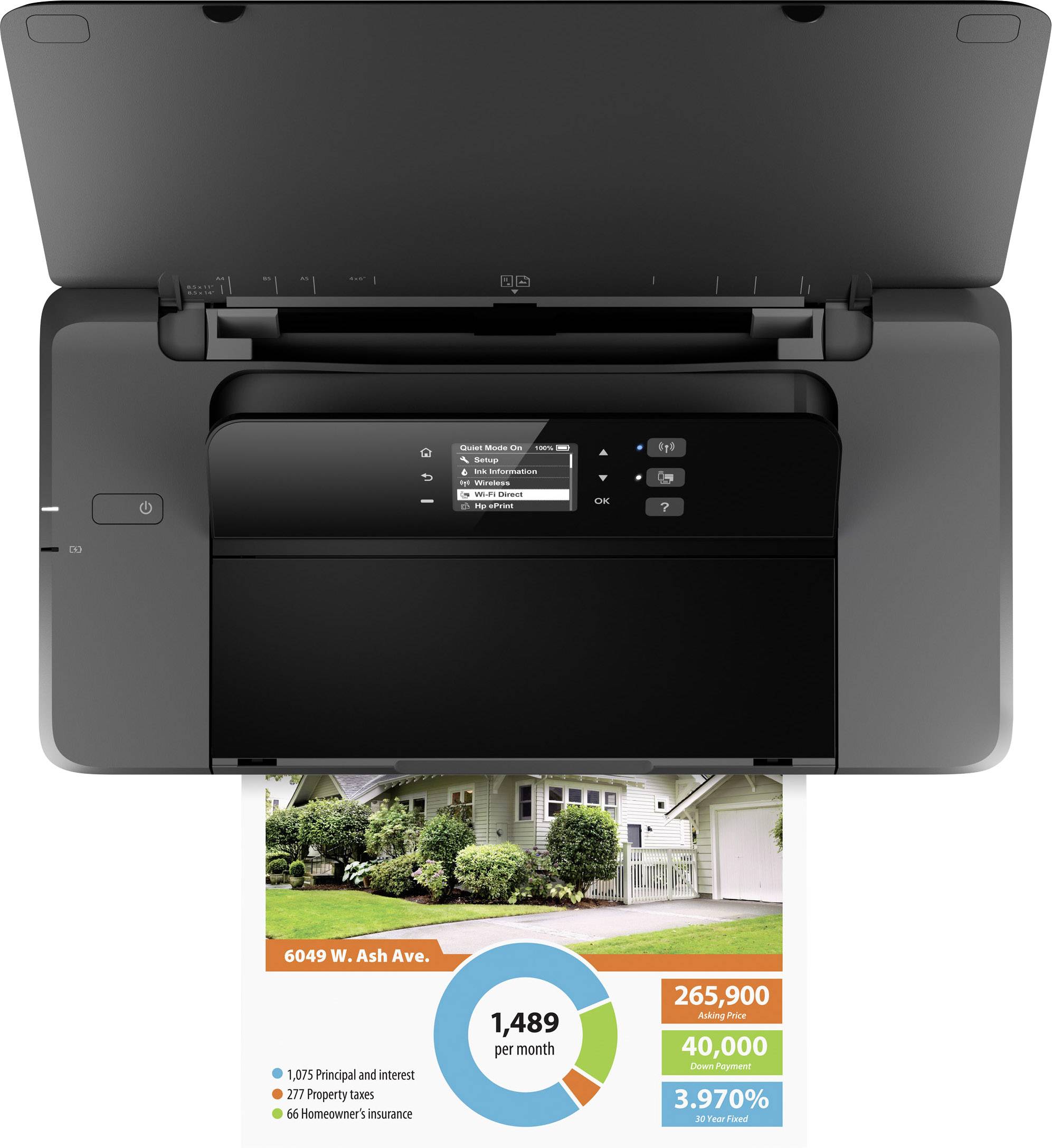 HP OfficeJet 200 Inkjet printer Inkjet Colour A4 Printer Cordless