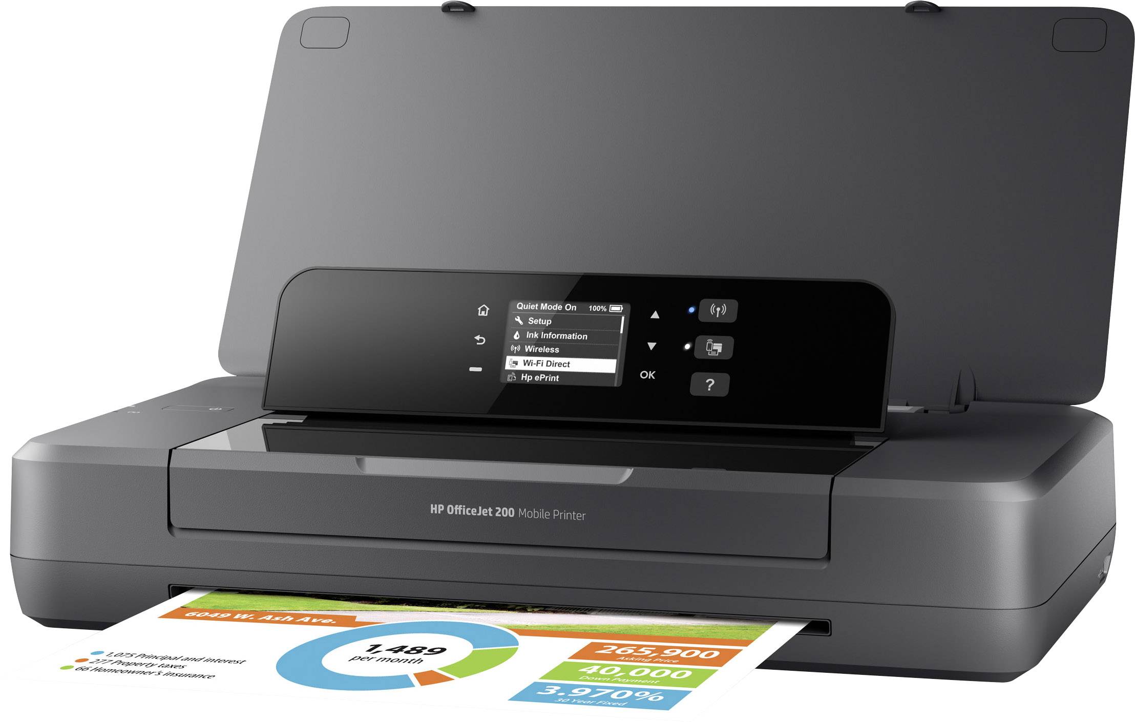 HP OfficeJet 200 Inkjet printer A4 Printer Battery-operated | Conrad.com