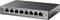 'TP-Link 8-Port Gigabit Easy Smart Switch with 4 PoE Ports'. Displays eight Ethernet ports and power LEDs for network connections.