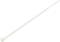 A white cable tie, commonly used for bundling cables or objects, shown against a white background.