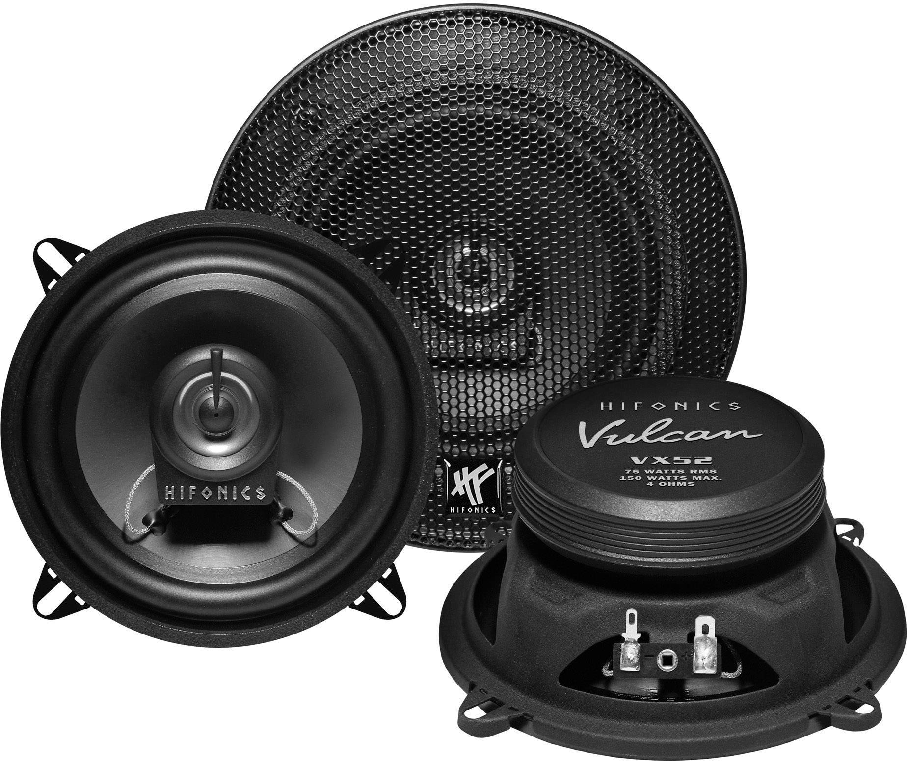 Hifonics VX52 2way coaxial flush mount speaker kit 150 W