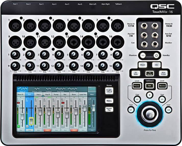 QSC TOUCHMIX 16 Digital mixer No. of channels:20 USB port