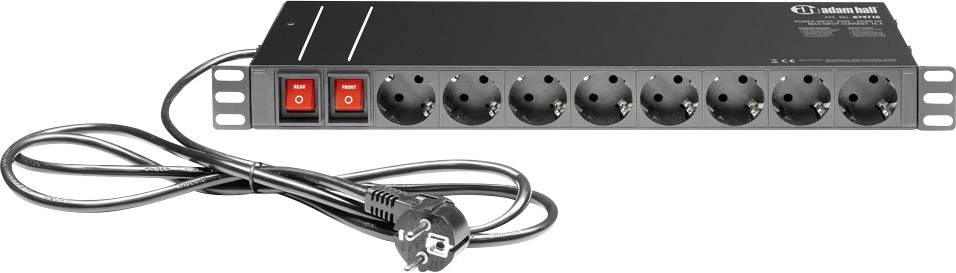 Adam Hall 874716 19 power distributor 16x 1 U