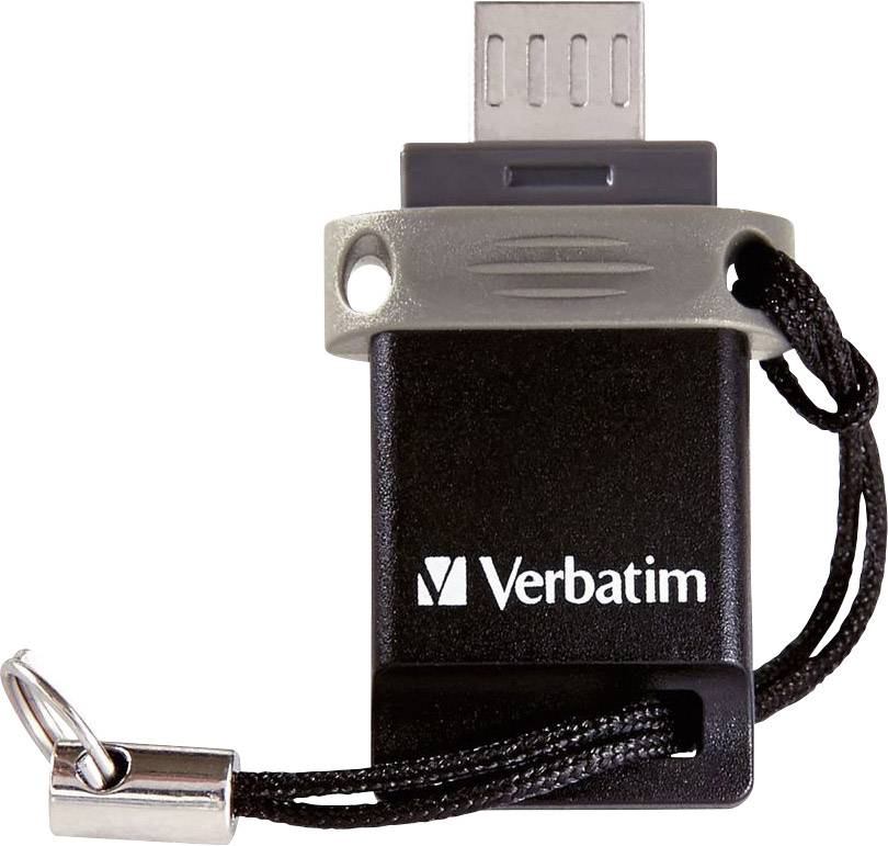 Verbatim Dual Drive USB smartphone/tablet extra memory 16 GB USB A (USB 2.0), Micro USB B (USB 2.0)-1