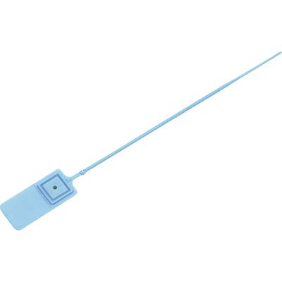 TRU COMPONENTS   Cable tie seal 140 mm 2 mm Blue Stepless adjustment 1 pc(s)