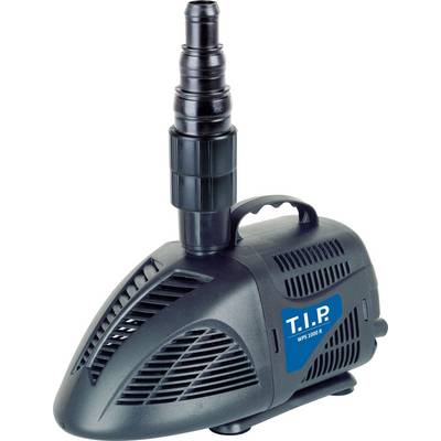 'Black water pump by T.I.P. with handle and vertical connection pipe, suitable for aquariums or fountains, Model: WPS 1000 R.'