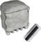 Stone imitation with built-in key safe, next to a remote control. Suitable for discreet key storage outdoors.