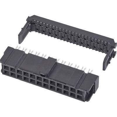 TE Connectivity 1658622-6 Power strip Contact spacing: 2.54 mm Total number of pins: 26 No. of rows: 2 1 pc(s)