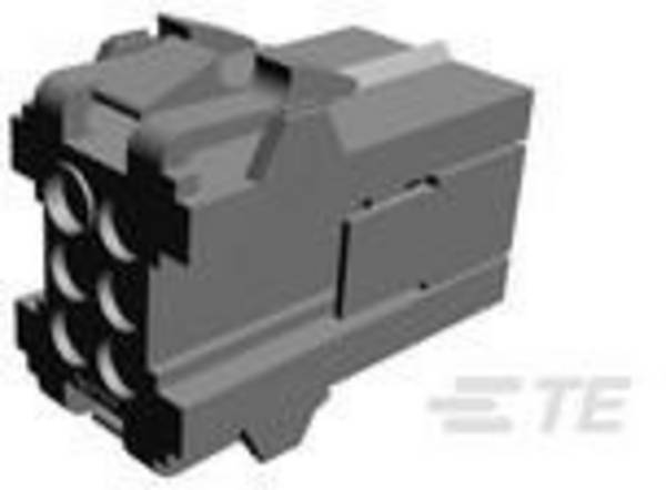 TE Connectivity Socket housing cable Metrimate Total number of pins 6 Contact spacing: 5 mm 207153-1 1 pc(s)
