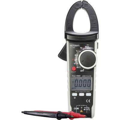 VOLTCRAFT VC585 Clamp meter Calibrated to (ISO standards) Digital  CAT III 600 V Display (counts): 4000