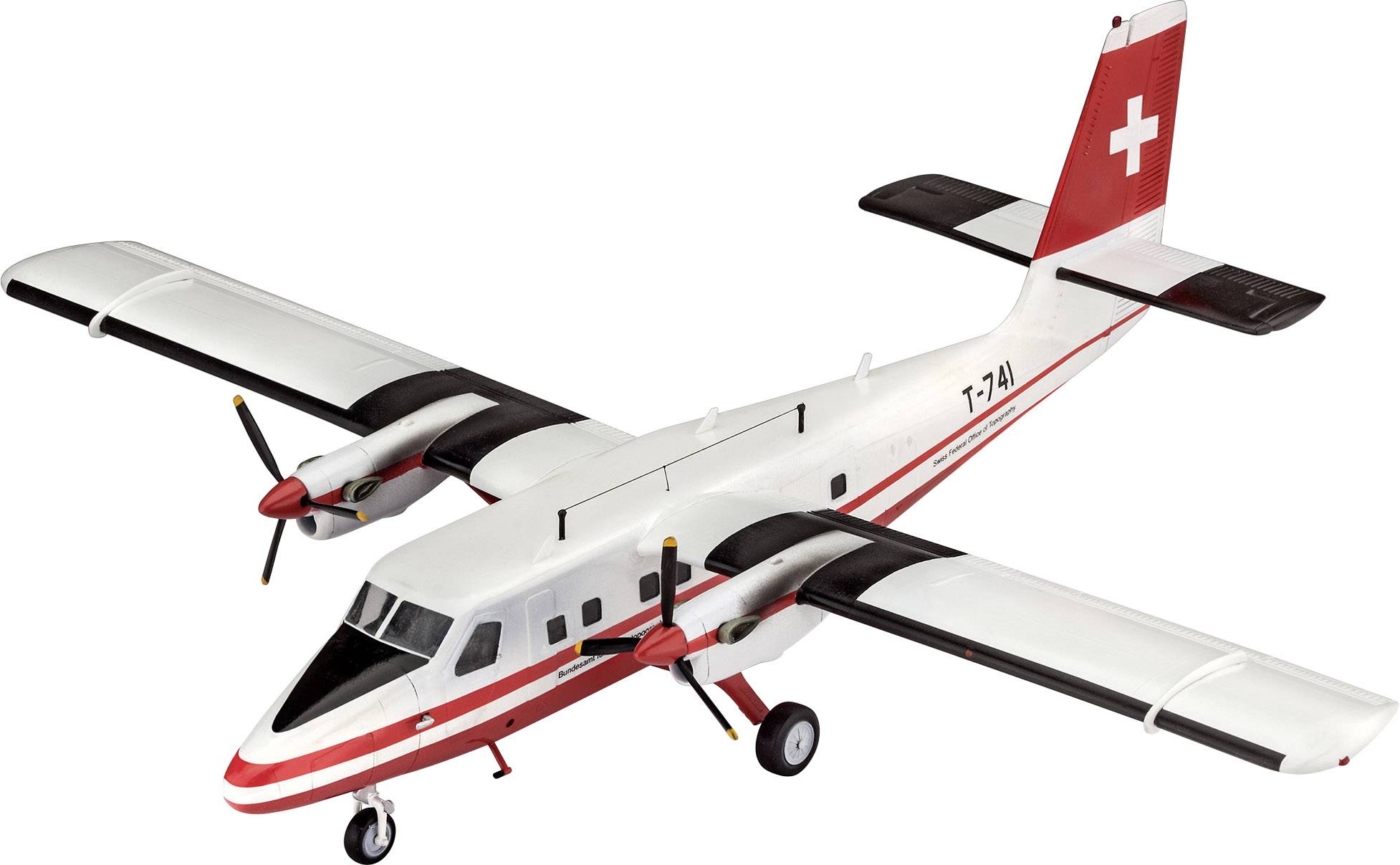 Revell 03954 DHC6 Twinn Otter Swisstopo Model aircraft assembly kit 1