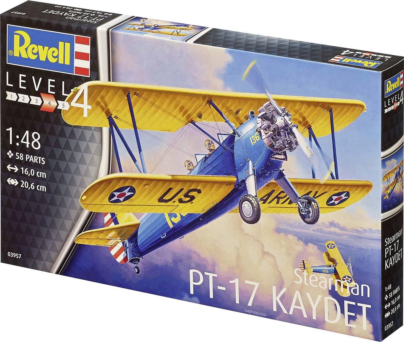 Revell 03957 Stearman PT17 Kaydet 03957 Model aircraft assembly kit 1