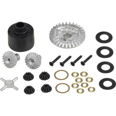 Reely 12611+S011(4)+12617 Spare part Differential cogwheels, differential housing, differential sealing 