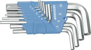 Gedore 1505408 Allen Allen key set 1.3 mm, 1.5 mm, 2 mm, 2.5 mm, 3 mm, 4 mm, 5 mm, 6 mm, 8 mm, 10 mm   10-piece