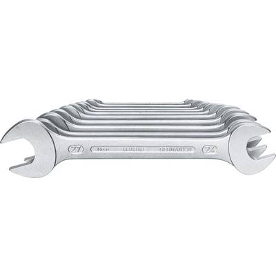 Gedore 6077540 6077540 Double-ended open ring spanner set 10-piece Spanner size (metric) 6 - 27 mm