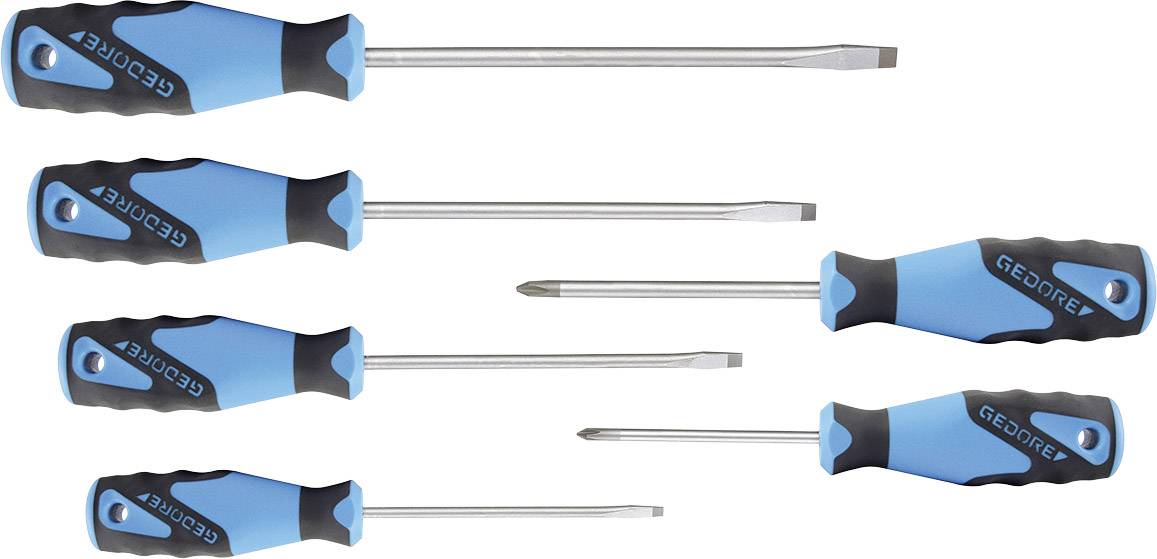 Gedore Screwdriver set 6piece Slot, Phillips