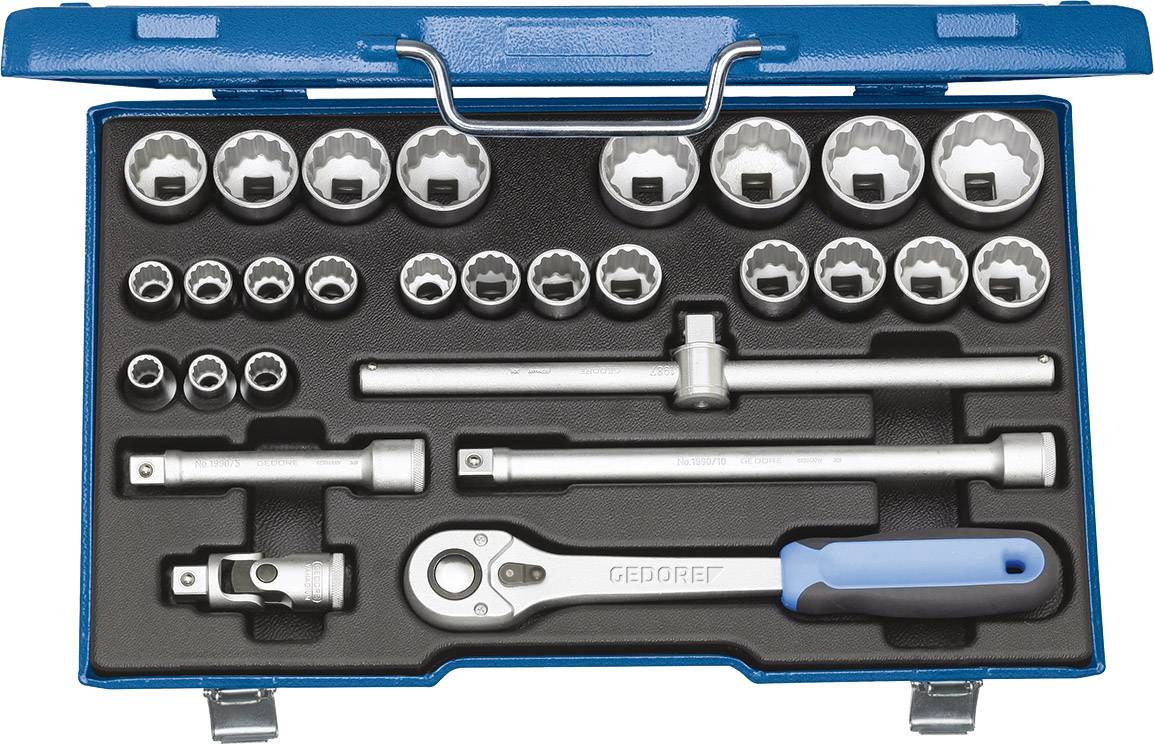 Gedore 2682877 Bit set Metric 1/2 (12.5 mm) 28-piece 2682877