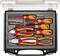 A tool case with nine insulated tools, including screwdrivers, pliers, and a voltage tester, for electrical work.