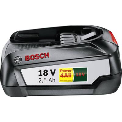 Bosch Home and Garden Battery Pack PBA 18V (battery 2.5 Ah W-B, 18 Volt  System, in