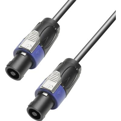 Adam Hall Loudspeaker Cable [1x SPK-type plug - 1x SPK-type plug] 4 x 2.5 mm² 3.00 m Black