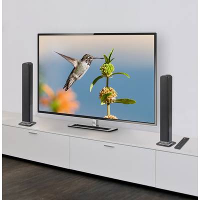 Renkforce TB378 Soundbar Black Bluetooth, NFC, Wall brackets-6