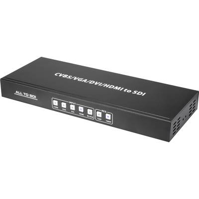 AV Converter [HDMI, DVI, VGA, RCA composite – SDI] 1920 x 1080 p SpeaKa Professional SP-AV/SDI