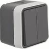 Berker Series switch W.1 (surface-mounted) Grey, Light grey 30753505 1 pc(s)