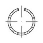 Round wire snap rings