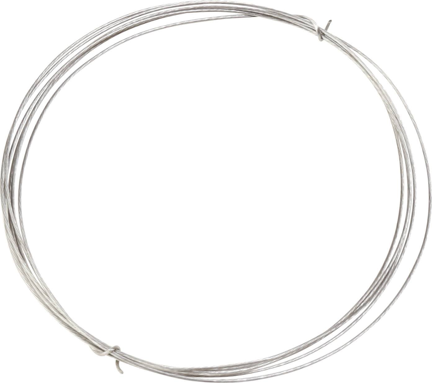 Reely Plastic-coated steel braid Length: 2000 mm Outside diameter: 0.5 mm 1 pc(s)-0