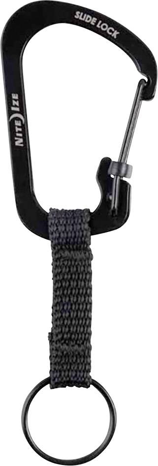 NITE Ize Key carabiner NI-CSLW3-01-R6 Keyring Gr.3 Black 1 pc(s)